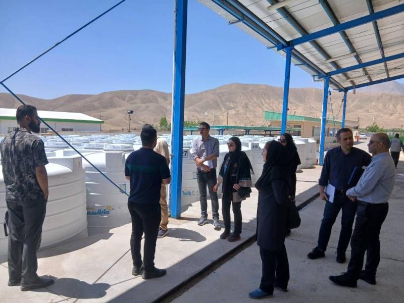 بازدید از کارخانه نگین سبز آببر